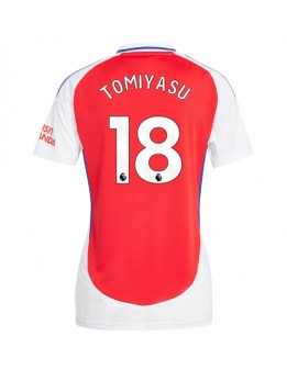 Arsenal Takehiro Tomiyasu #18 Replika Hemmakläder Dam 2024-25 Kortärmad